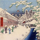 Winter, Edo Japan
