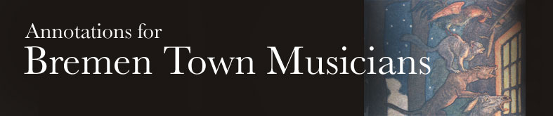 Annotations for Bremen Town Musicians