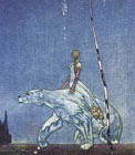 Asbjornsen and Moe's East of the Sun and West of the Moon illustration by Kay Nielsen