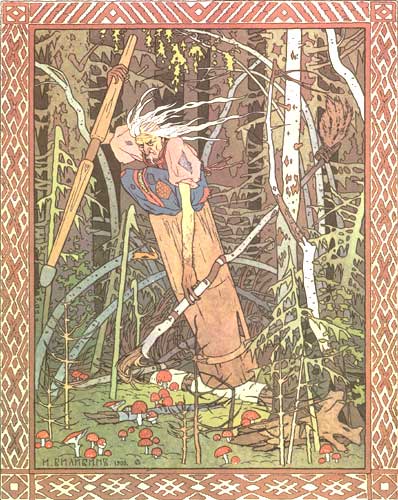 Bilibin's Baba Yaga 