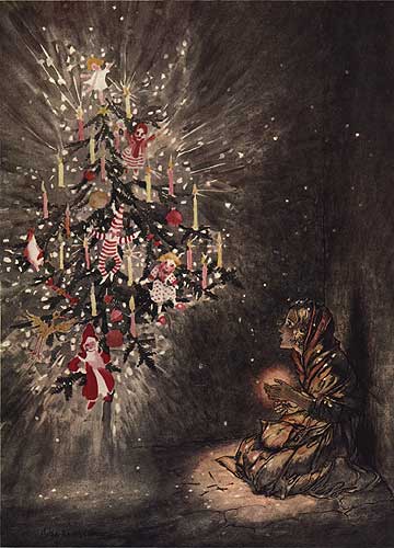 Little Match Girl by Arthur Rackham