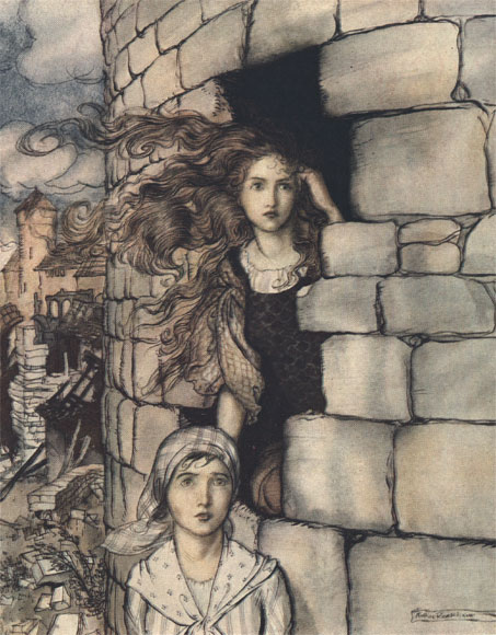 Maid Maleen by Arthur Rackham