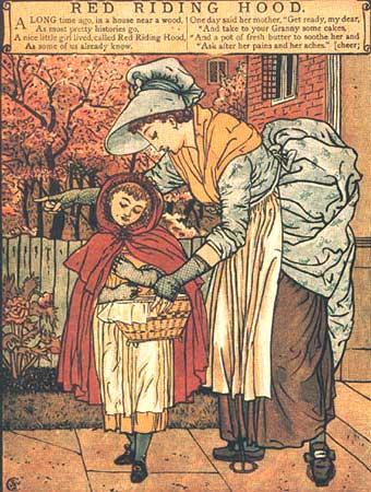 Little Red Riding Hood Crane Image