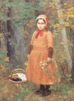 Red Riding Hood by Gari Melchers