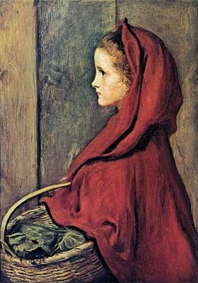 Red Riding Hood by John Everett Millais