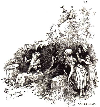 Snow White and Rose Red Gruelle Image