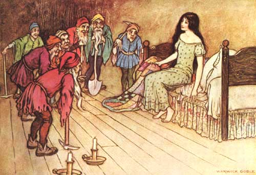 Snow White and the Seven Dwarfs Goble Image