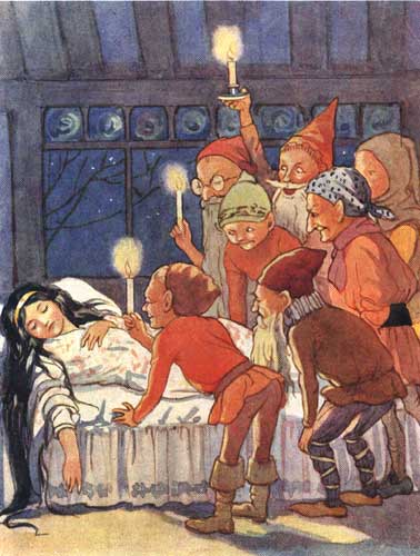 Margaret Tarrant's Snow White and the Seven Dwarfs