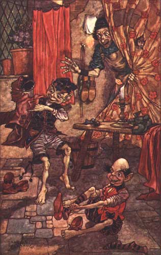 Charles Folkard's Elves and the Shoemaker