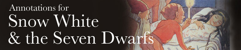 Annotations for Snow White and the Seven Dwarfs