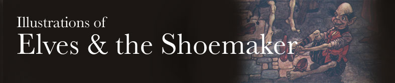 Illustrations of Elves and the Shoemaker