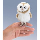 Folkmanis Barn Owl Finger Puppet
