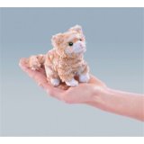 Folkmanis Tabby Cat Finger Puppet