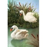 Folkmanis Swan Hand Puppet