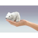 Folkmanis Polar Bear Finger Puppet