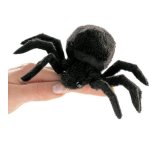 Folkmanis Black Spider Finger Puppet