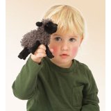 Folkmanis Black Sheep Finger Puppet