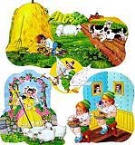 Little Folk Visuals Nursery Rhymes #3 Pre-Cut Flannelboard Figures